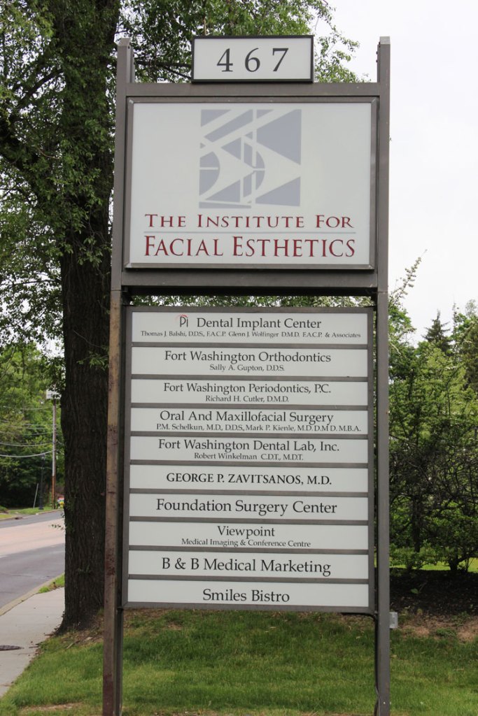 Exterior sign photo for Fort Washington PA oral surgery practice Oral & Maxillofacial Surgery Center