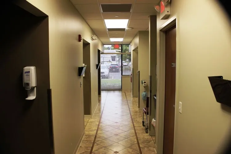 Interior hallway photo of Newton PA oral surgery center