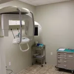 Digital imaging machine and interior photo of Newton PA oral surgery center