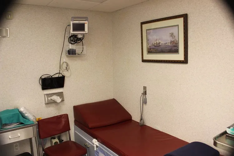 Interior oral surgery practice photo: Treatment room at Oral & Maxillofacial Surgery Center in Warminster PA