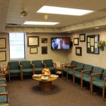 Interior oral surgery practice photo: Reception room and chairs for Oral & Maxillofacial Surgery Center in Warminster PA